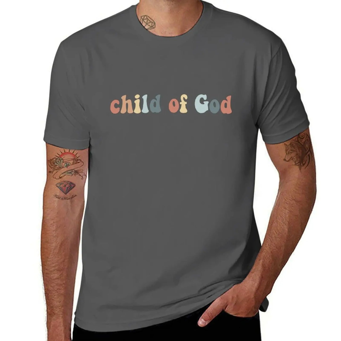 Christian Quote Retro Bible Verse - Child of God T-Shirt