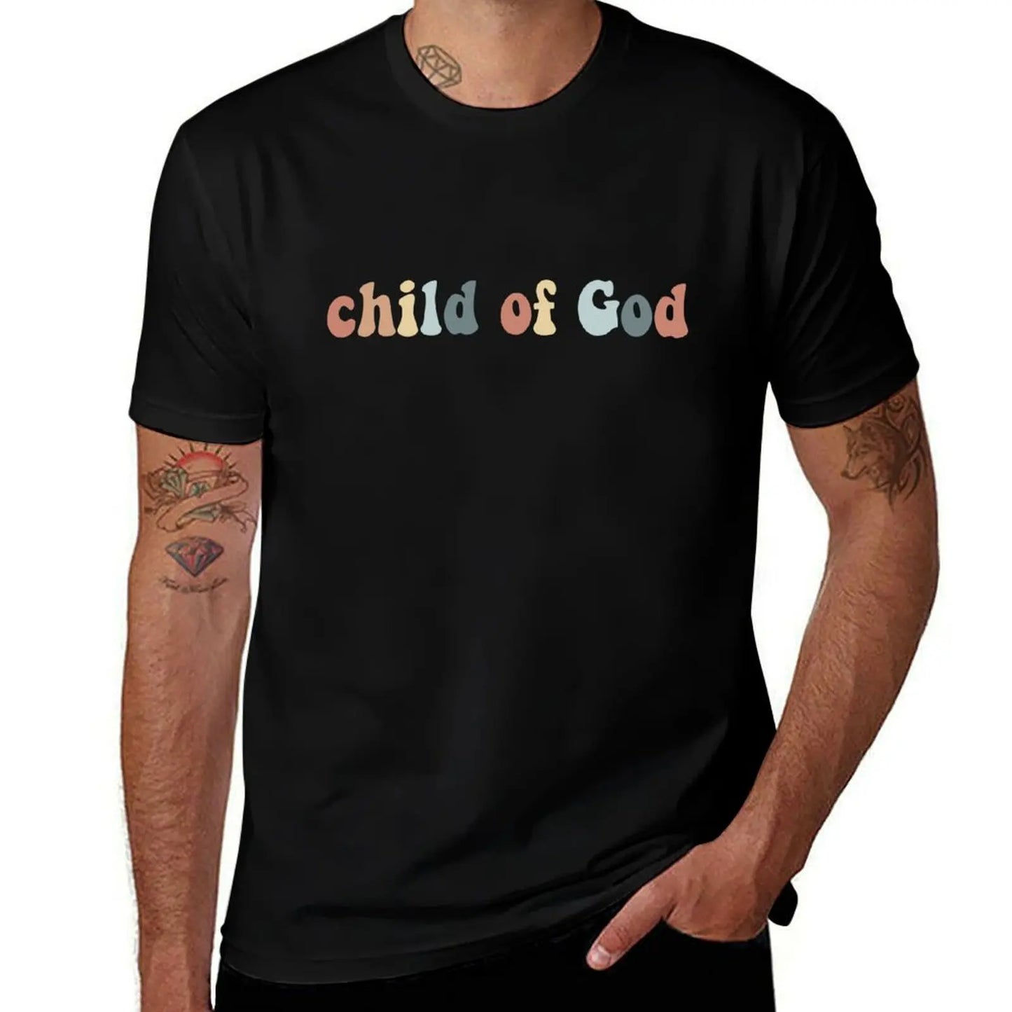 Christian Quote Retro Bible Verse - Child of God T-Shirt