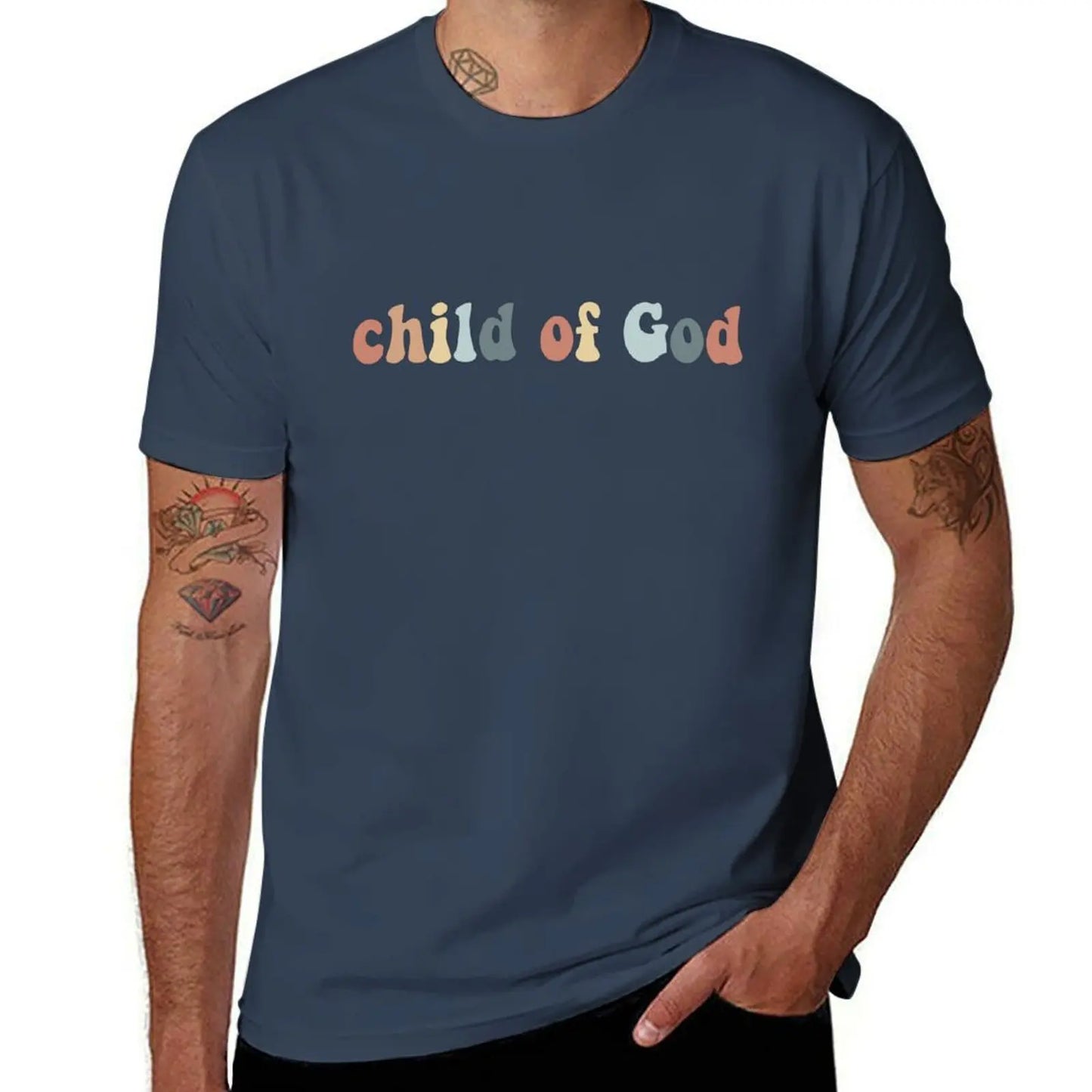 Christian Quote Retro Bible Verse - Child of God T-Shirt