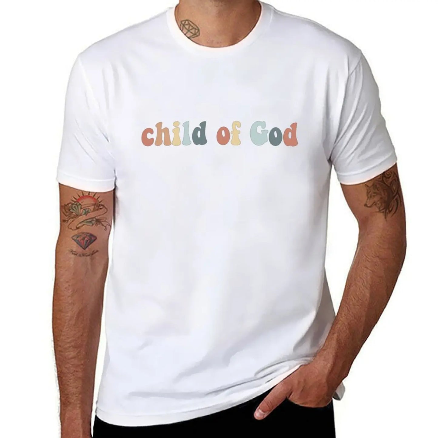 Christian Quote Retro Bible Verse - Child of God T-Shirt